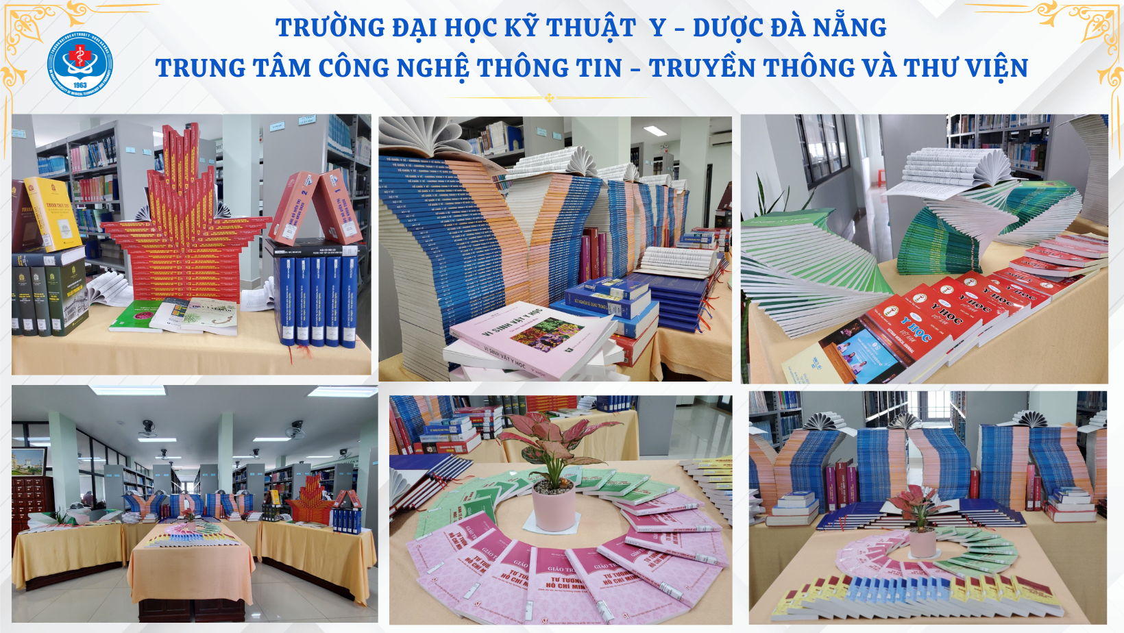 Trường Đại học Kỹ thuật Y - Dược Đà Nẵng tổ chức trưng bày sách hưởng ứng “Ngày sách và Văn hóa đọc Việt Nam lần thứ ba năm 2024”